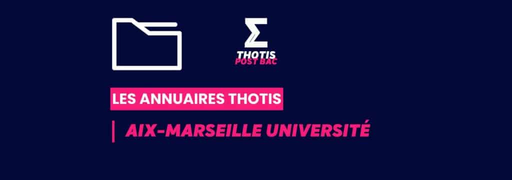 Annuaires Thotis - Aix-Marseille Université
