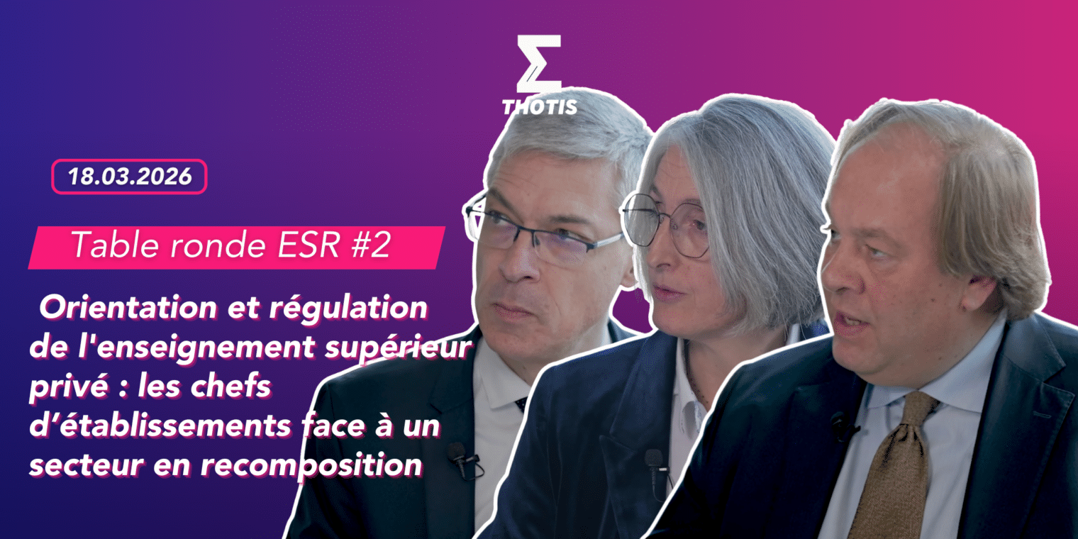 TABLE RONDE ESR 2 – Table ronde ESR #2 – Orientation et régulation de l’enseignement supérieur privé les chefs d’établissements face à un secteur en recomposition TABLE RONDE ESR 2 Table ronde ESR #2 Orientation et régulation de l'enseignement supérieur privé les chefs d’établissements face à un secteur en recomposition