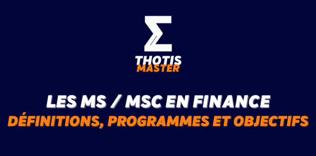 Les ms:msc en finance