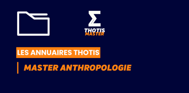 Annuaire Master Anthropologie