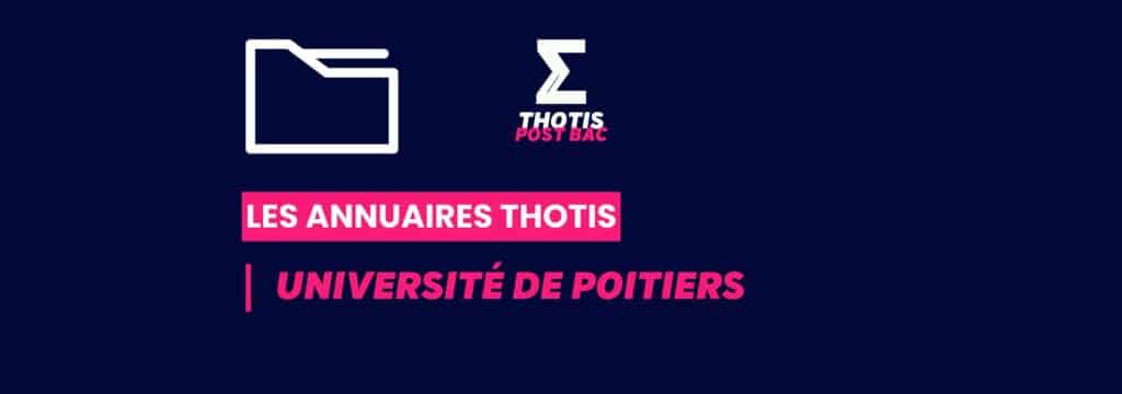 Annuaires Thotis - Université de Poitiers