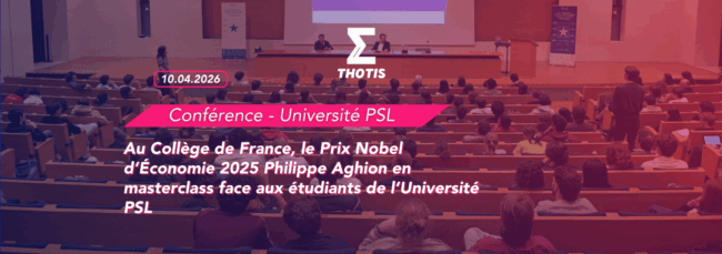 V2Au Collège de France, le Prix Nobel Philippe Aghion en masterclass face aux étudiants de l’Université PSL