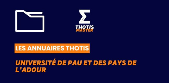 Annuaire Université de Pau et des Pays de l’Adour