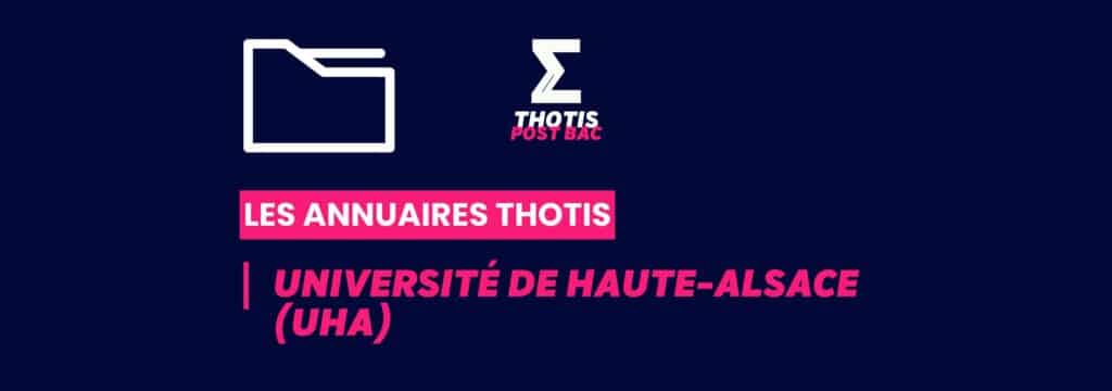 Annuaires Thotis - Université de Haute-Alsace (Mulhouse)