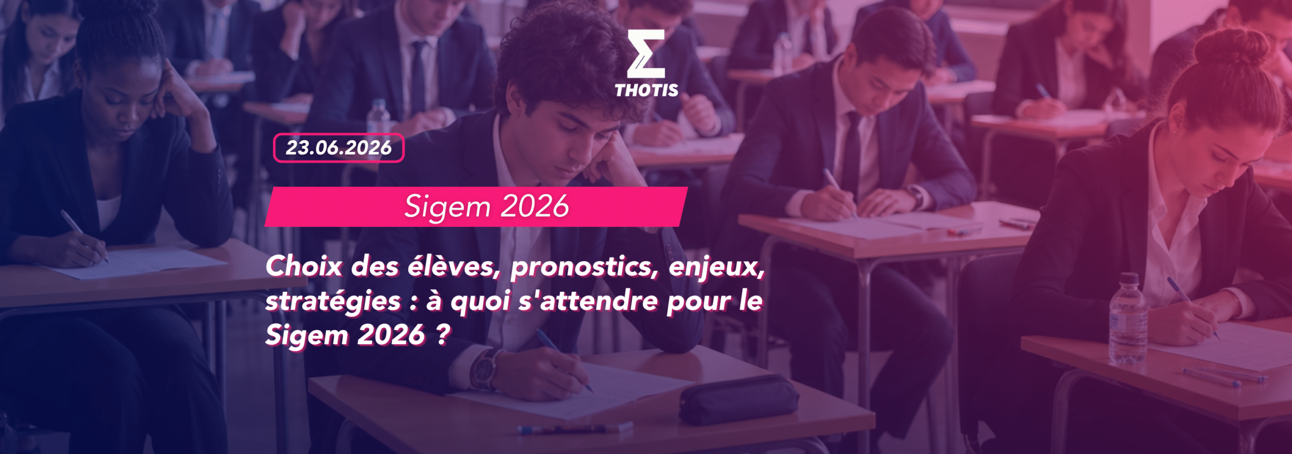 Choix des élèves, pronostics, enjeux, stratégies : à quoi s'attendre pour le Sigem 2026 ?
