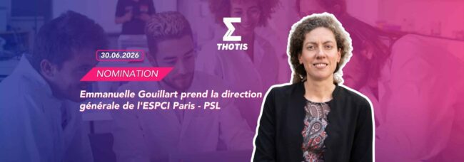 Emmanuelle Gouillart prend la direction générale de l’ESPCI Paris – PSL (1) Emmanuelle Gouillart prend la direction générale de l'ESPCI Paris - PSL