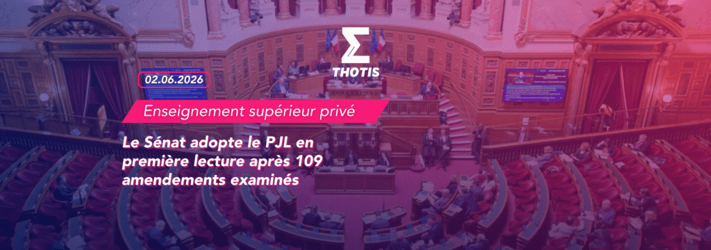 Enseignement supérieur privé le sénat adopte le PJL en première lecture