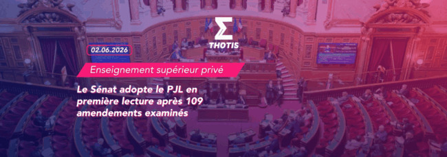 Enseignement supérieur privé le sénat adopte le PJL en première lecture