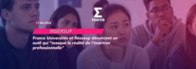 France Universités et Résosup dénoncent un outil qui “masque la réalité de l’insertion professionnelle” France Universités et Résosup dénoncent un outil qui “masque la réalité de l'insertion professionnelle”