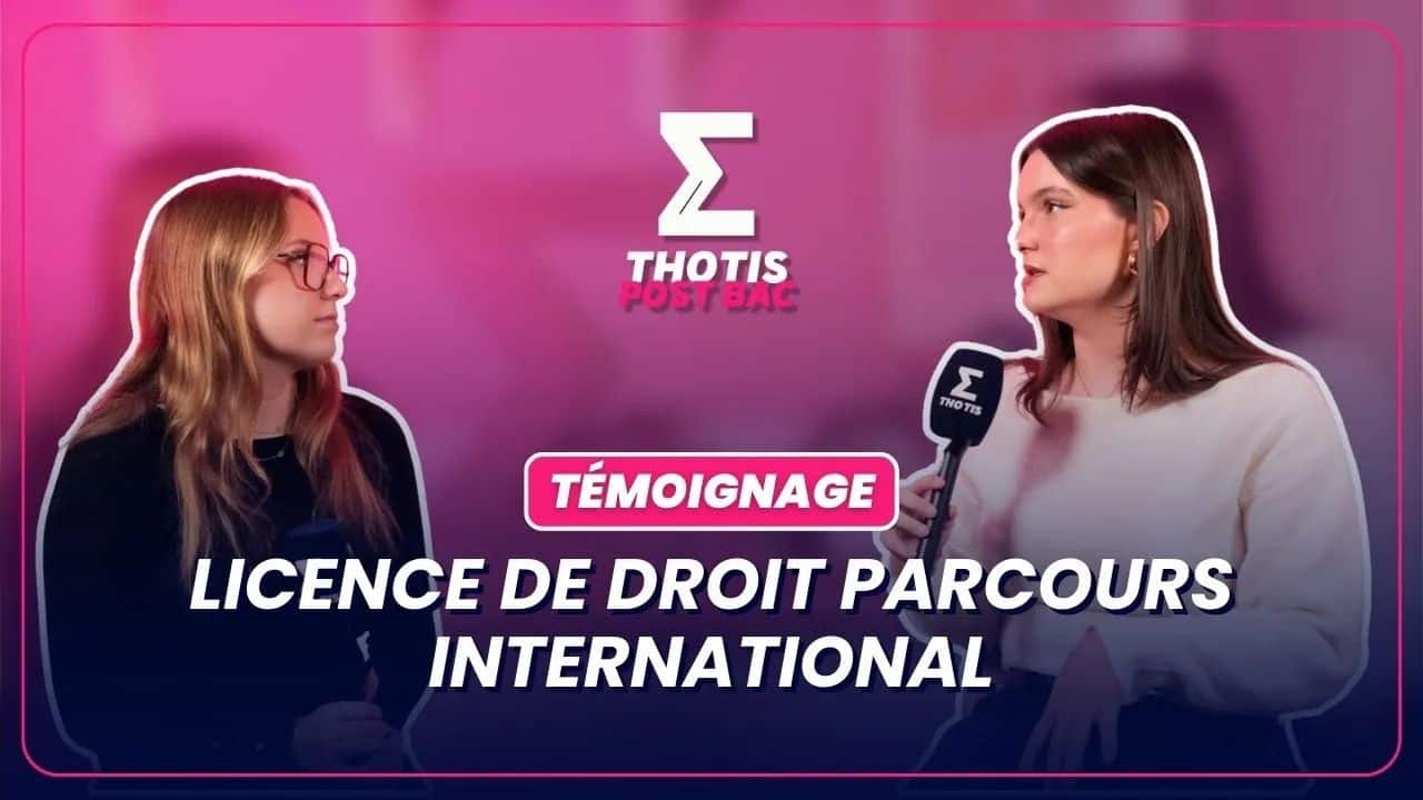 Licence de Droit parcours international