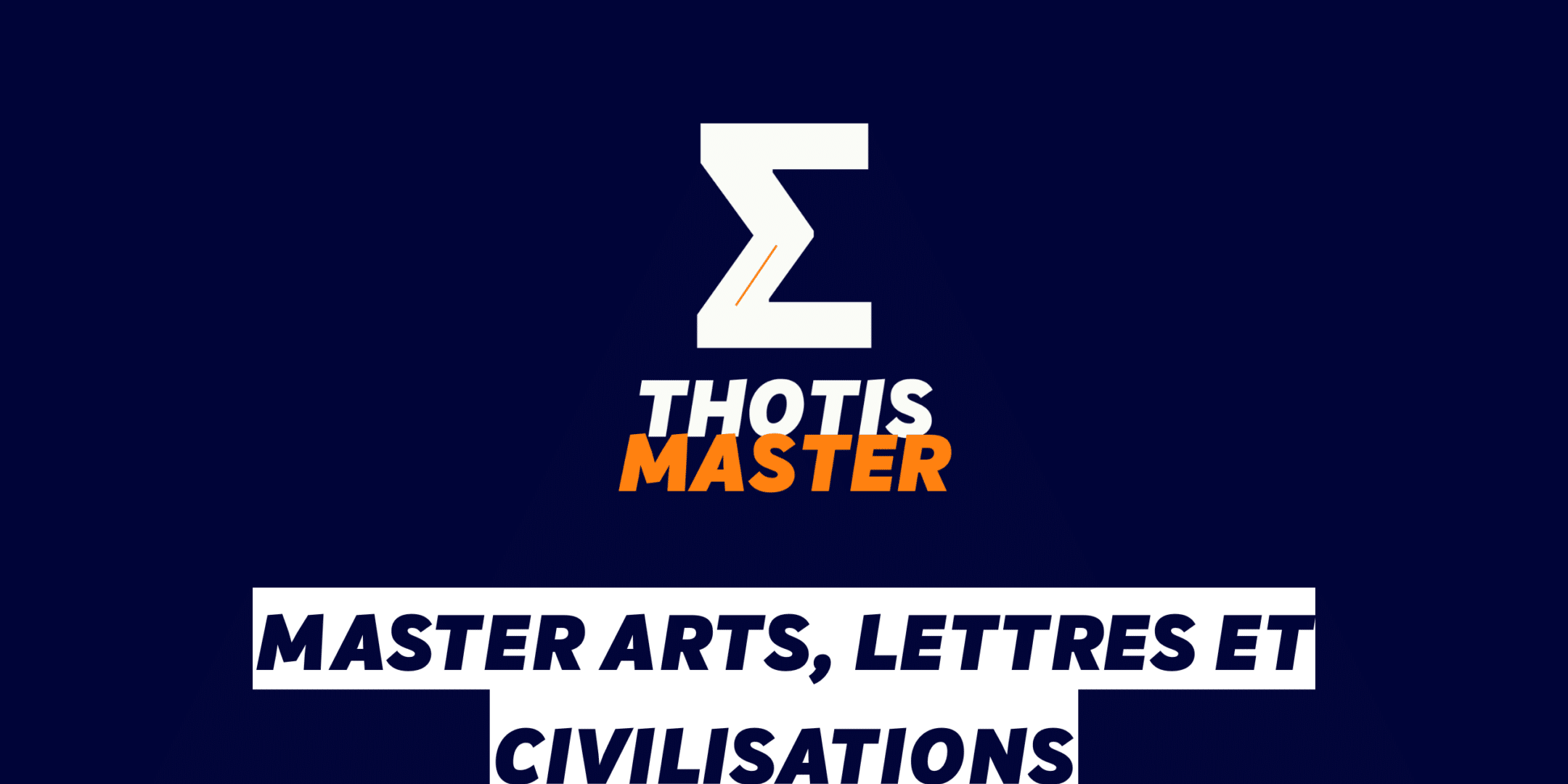 Master Arts, lettres et civilisations Master Arts, lettres et civilisations