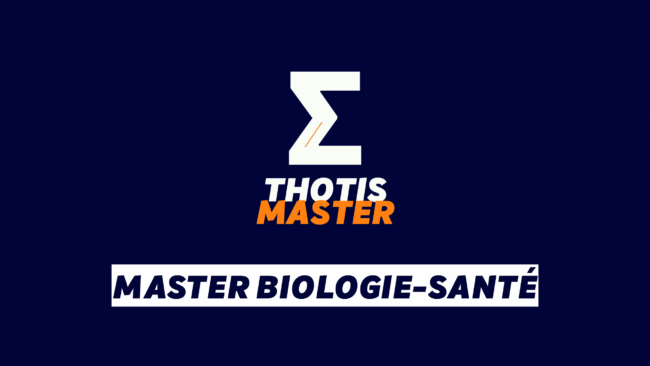 Master Biologie santé