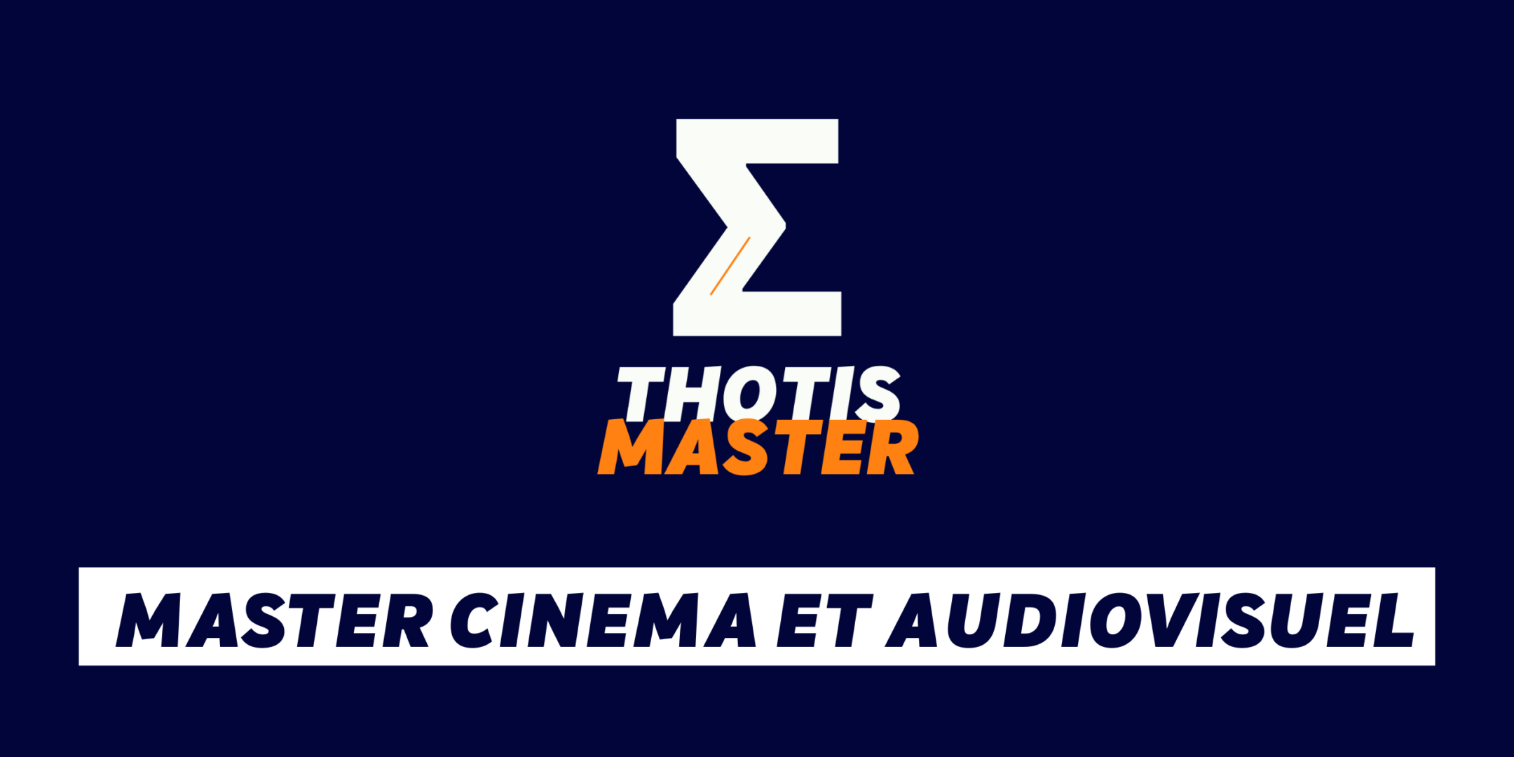 Master Cinema et Audiovisuel