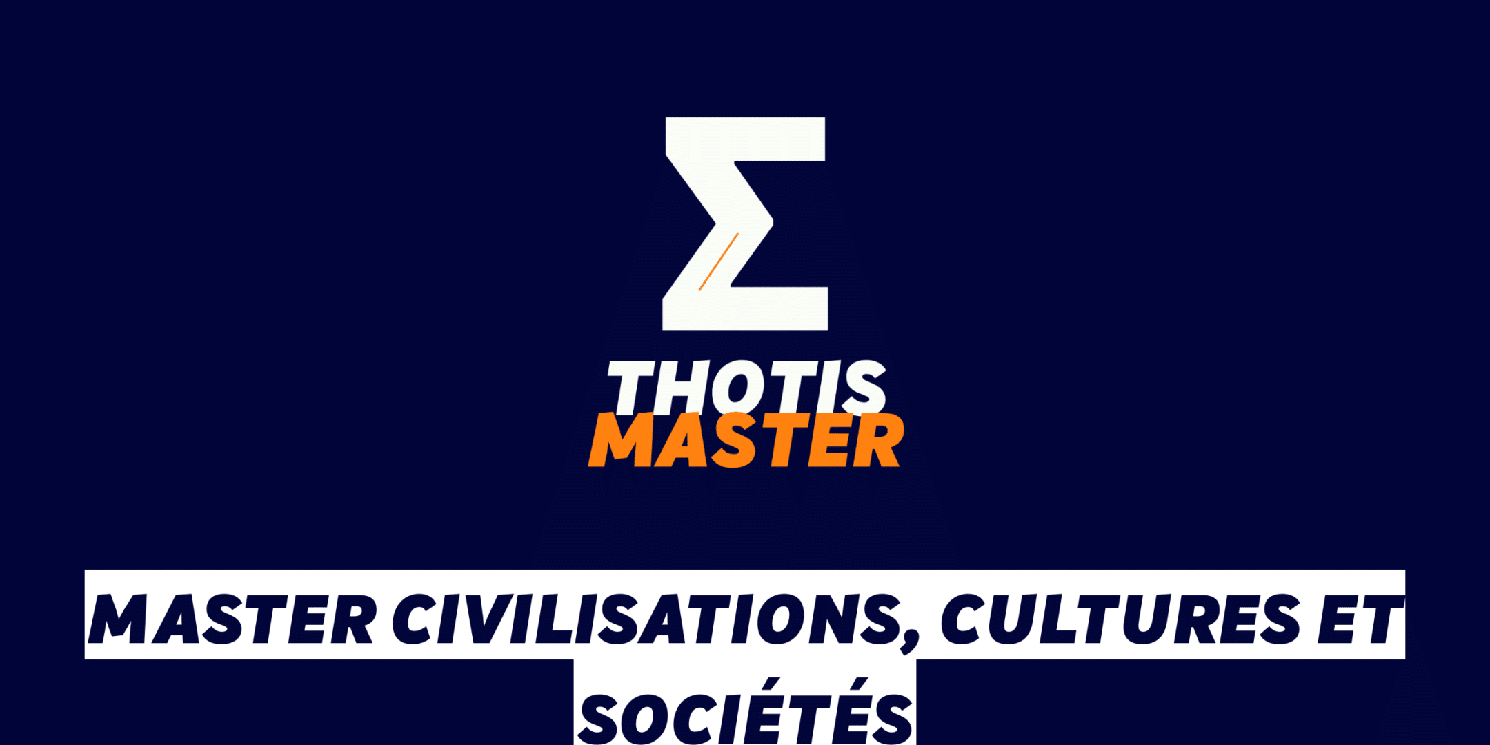 Master Civilisations, cultures et sociétés