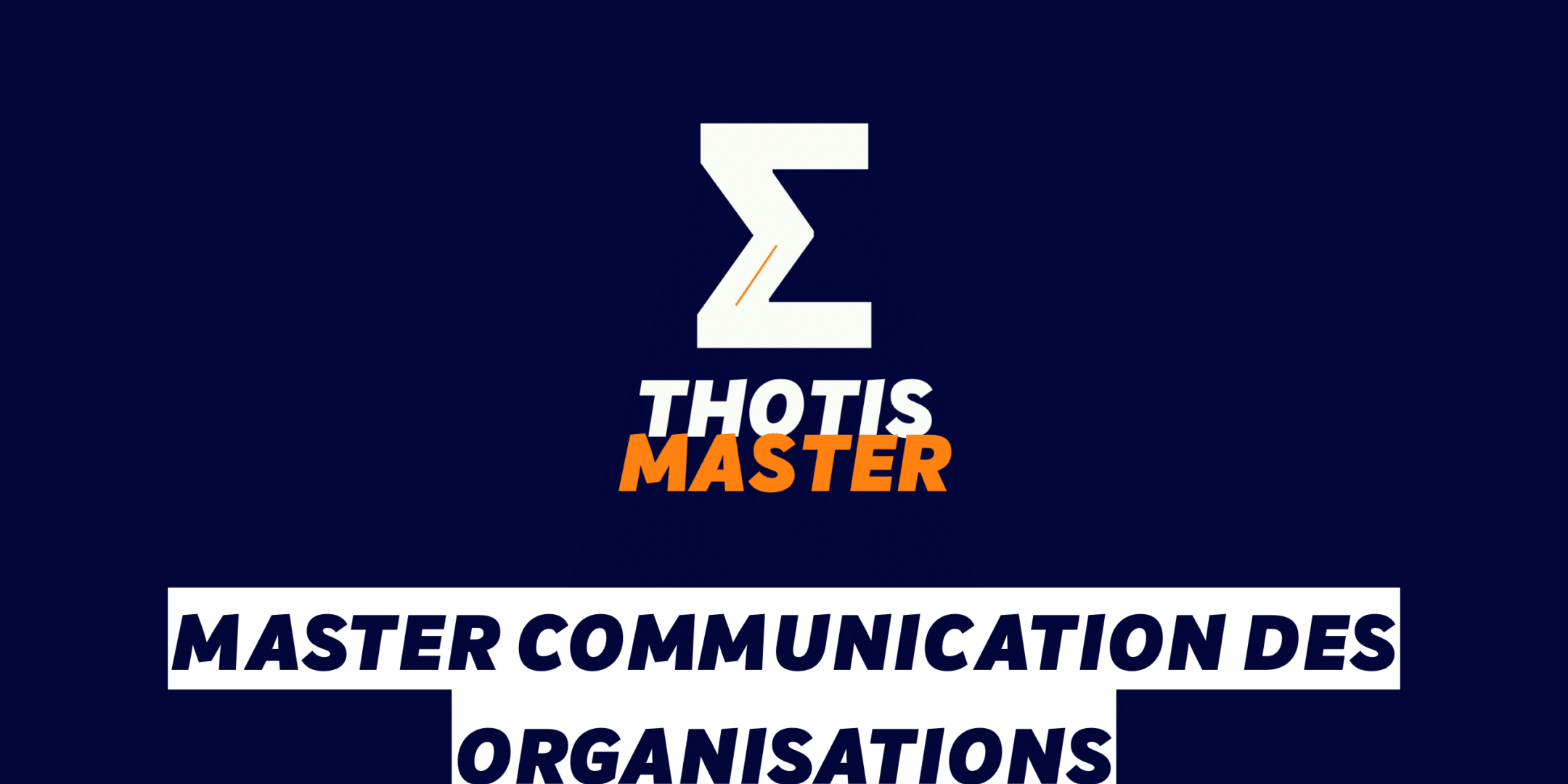 Master Communication des organisations