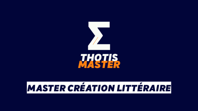 Master Création littéraire Master Création littéraire