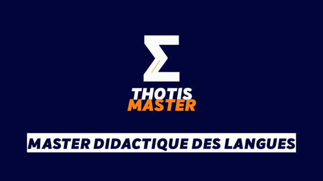 Master Didactique des langues Master Didactique des langues