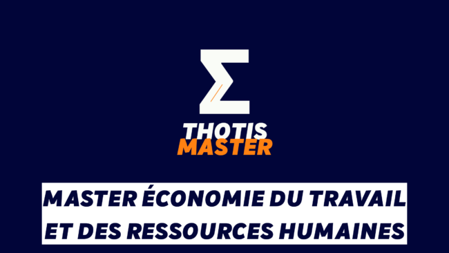 Master Économie du travail et des ressources humaines