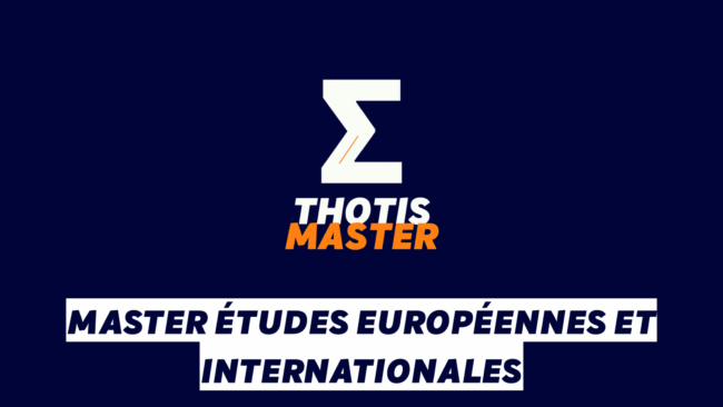 Master Études européennes et internationales