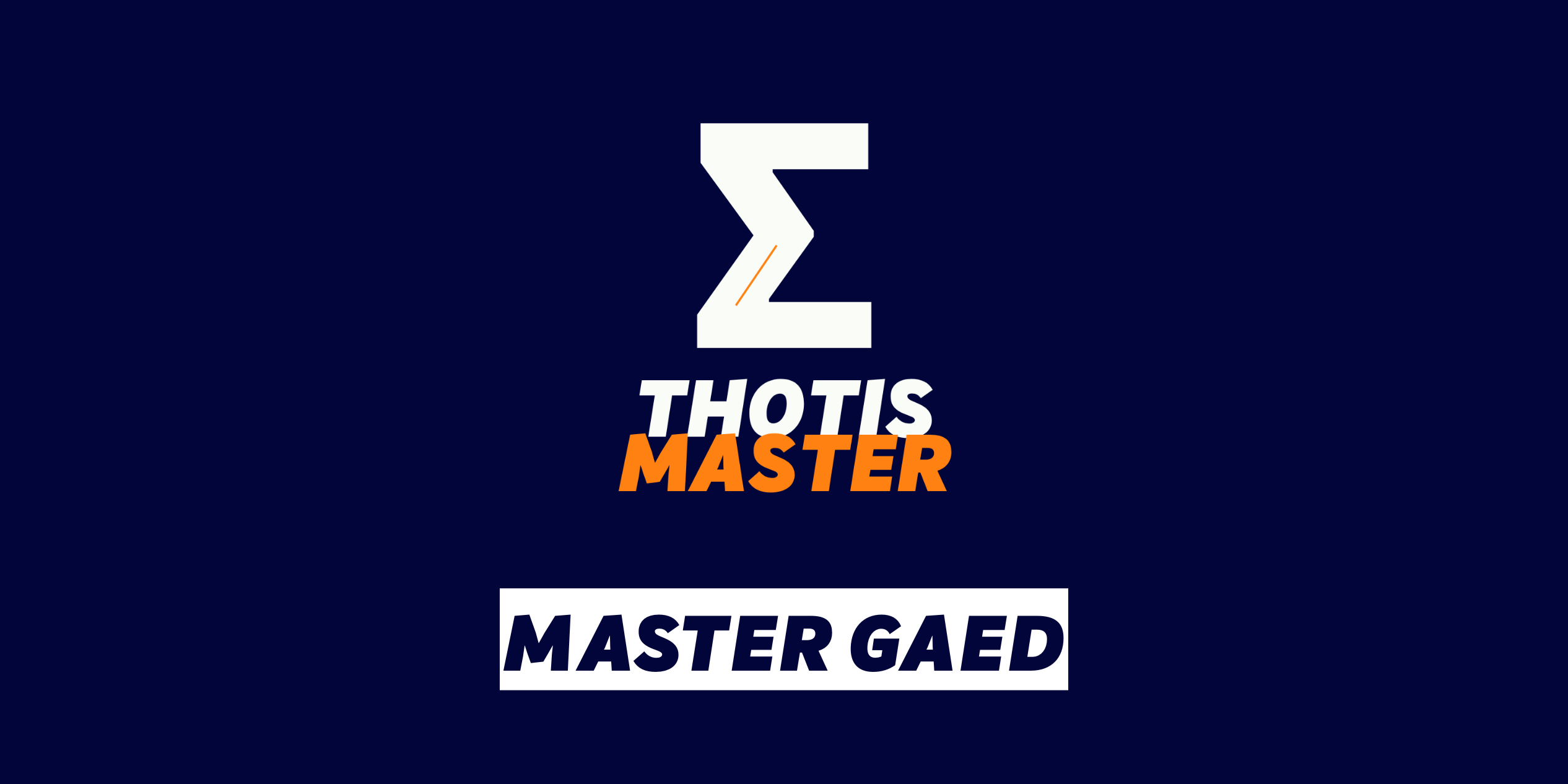 Master GAED Master GAED