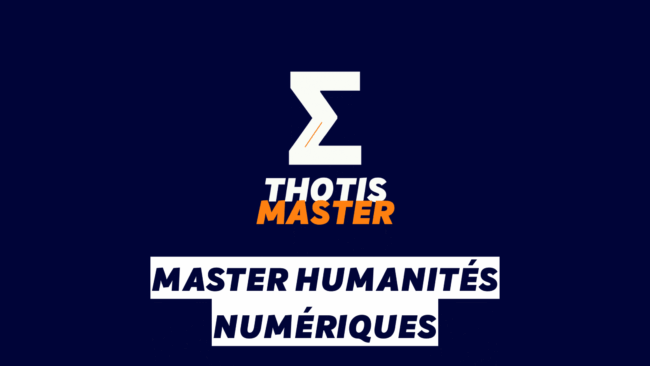 Master Humanités numériques Master Humanités numériques
