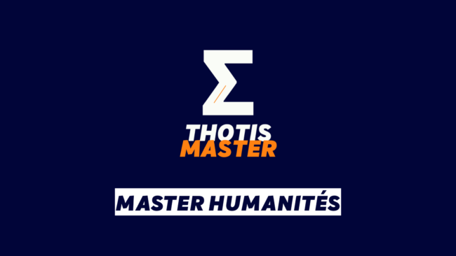 Master Humanités