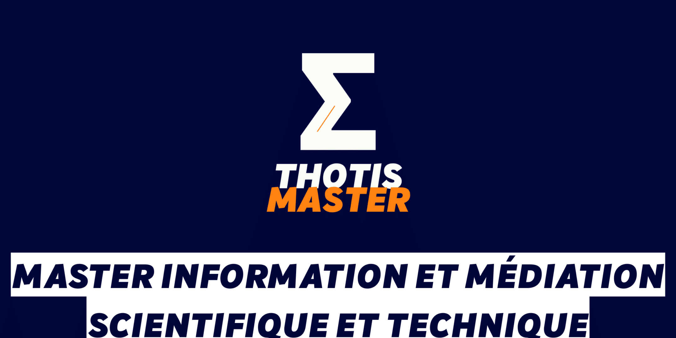 Master Information et médiation scientifique et technique
