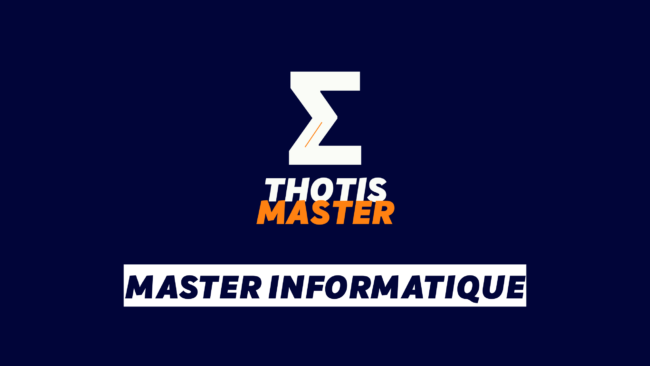 Master Informatique Master Informatique