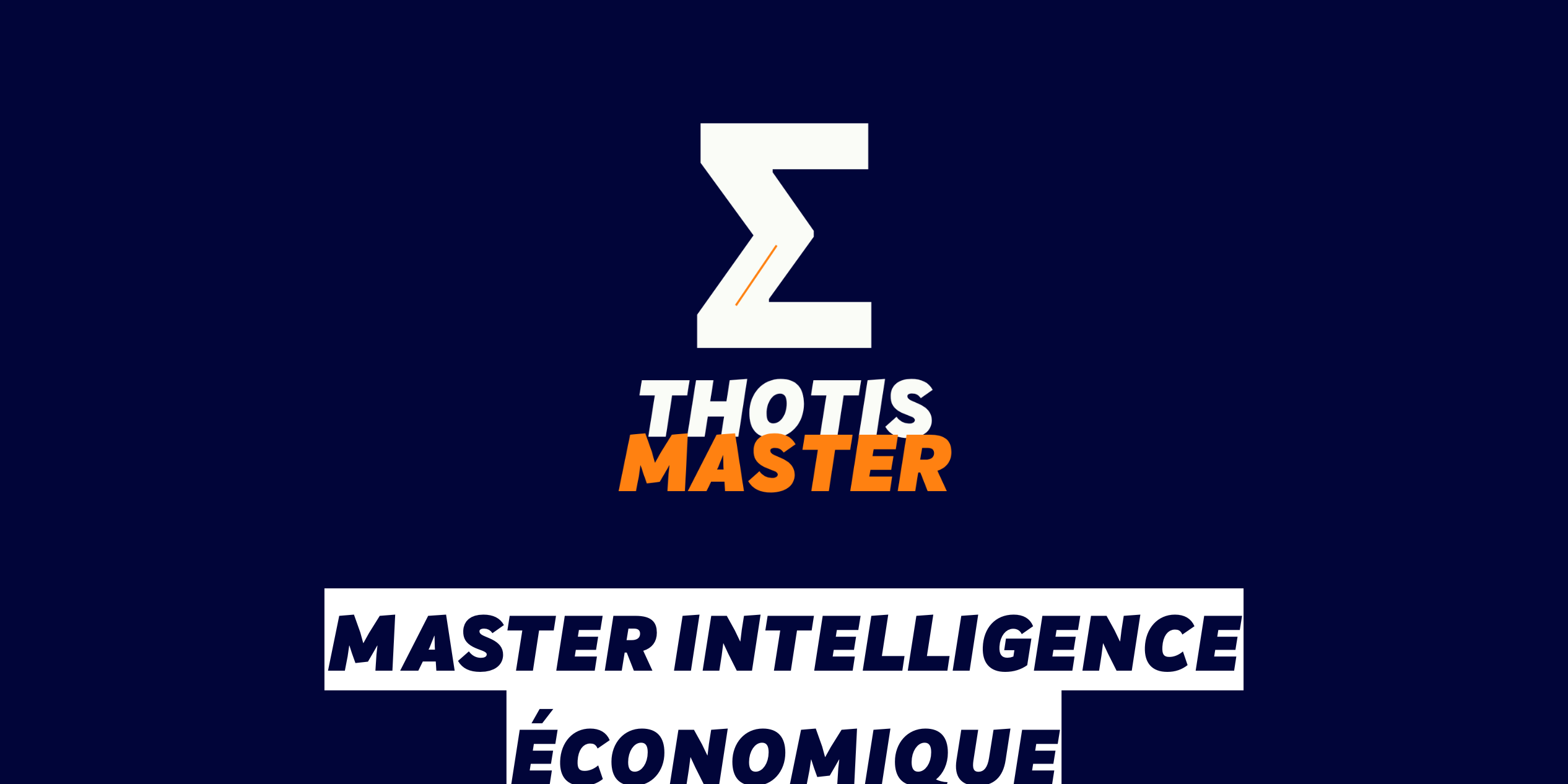 Master Intelligence économique