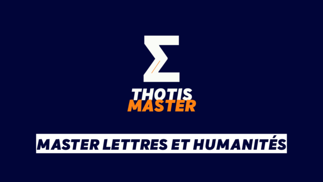Master Lettres et humanités Master Lettres et humanités