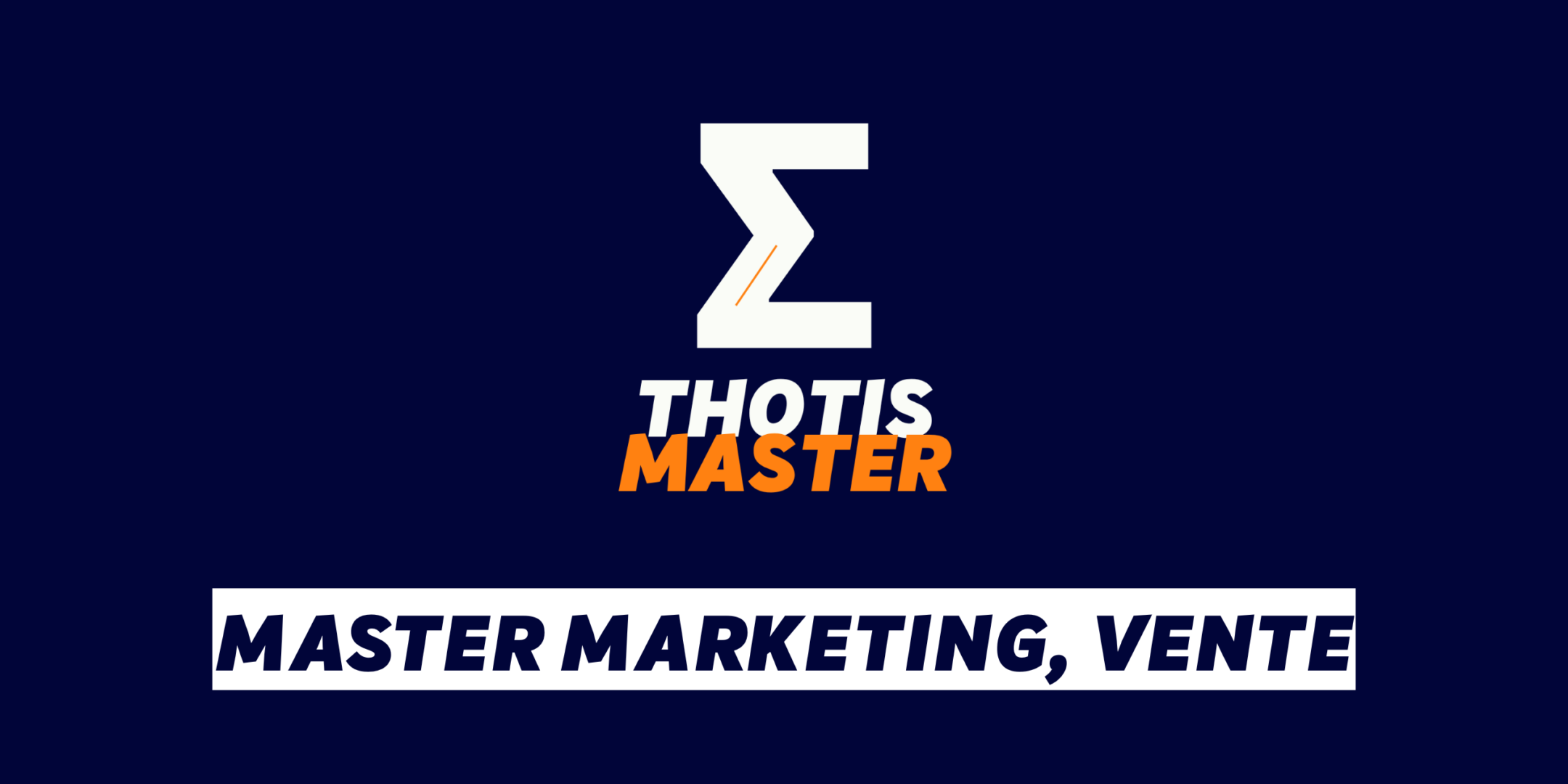 Master Marketing, vente