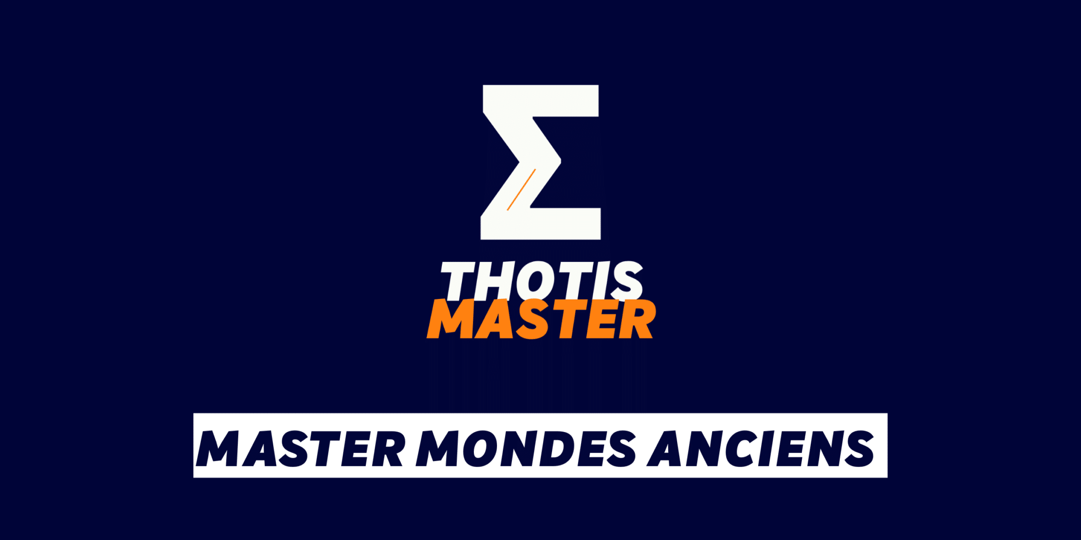 Master Mondes anciens