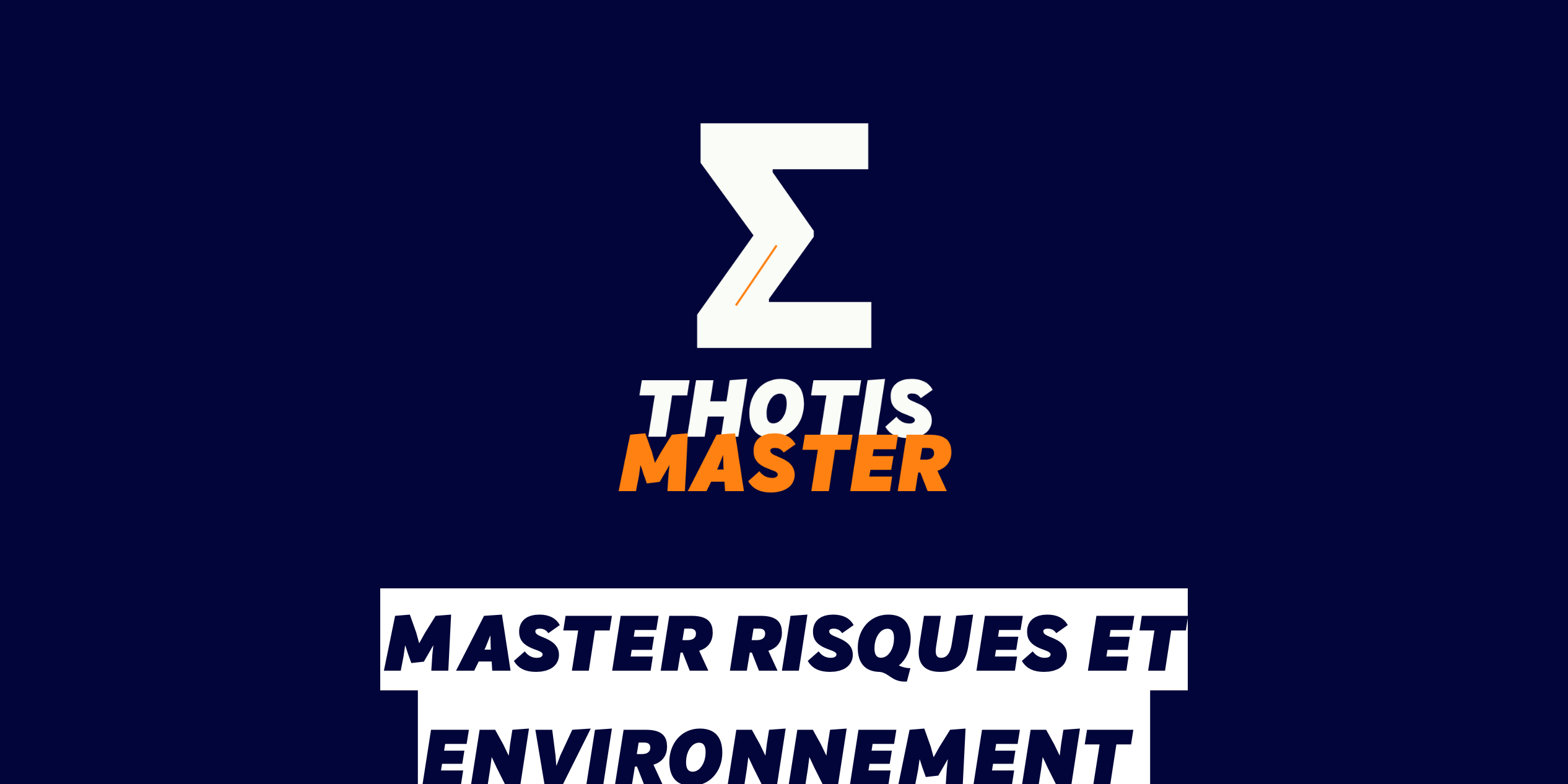 Master Risques et environnement