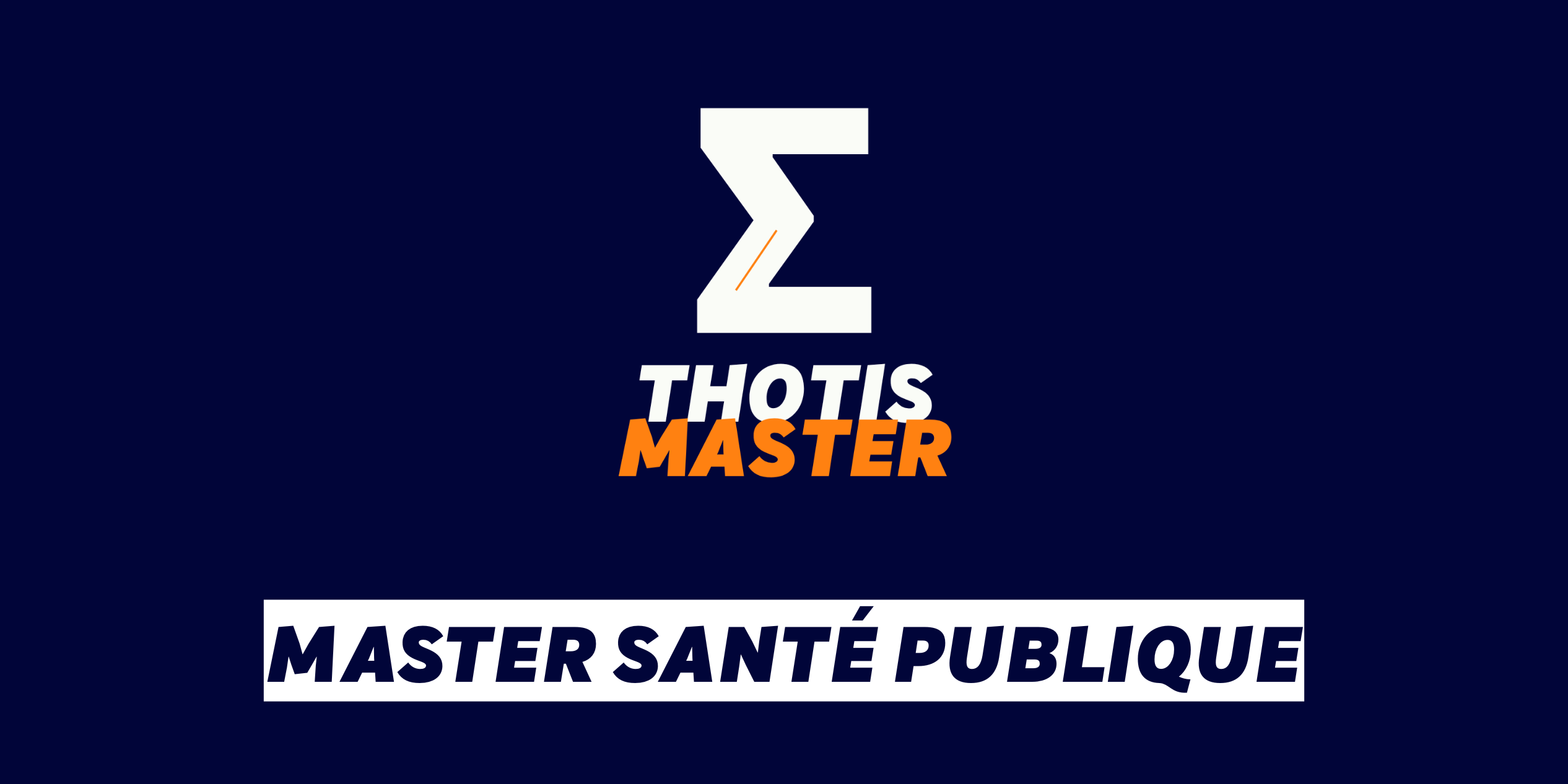 Master Santé publique