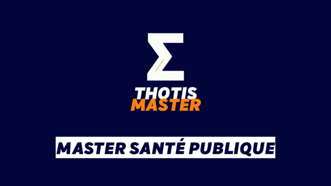 Master Santé publique Master Santé publique