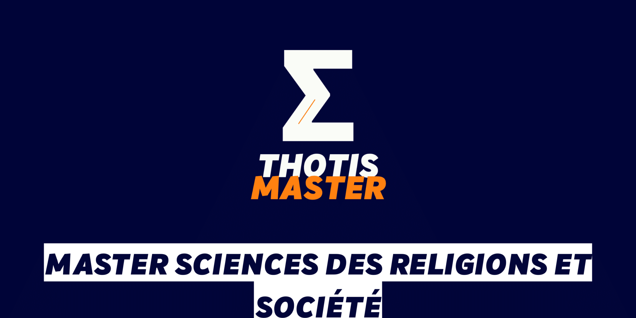 Master Sciences des religions et société