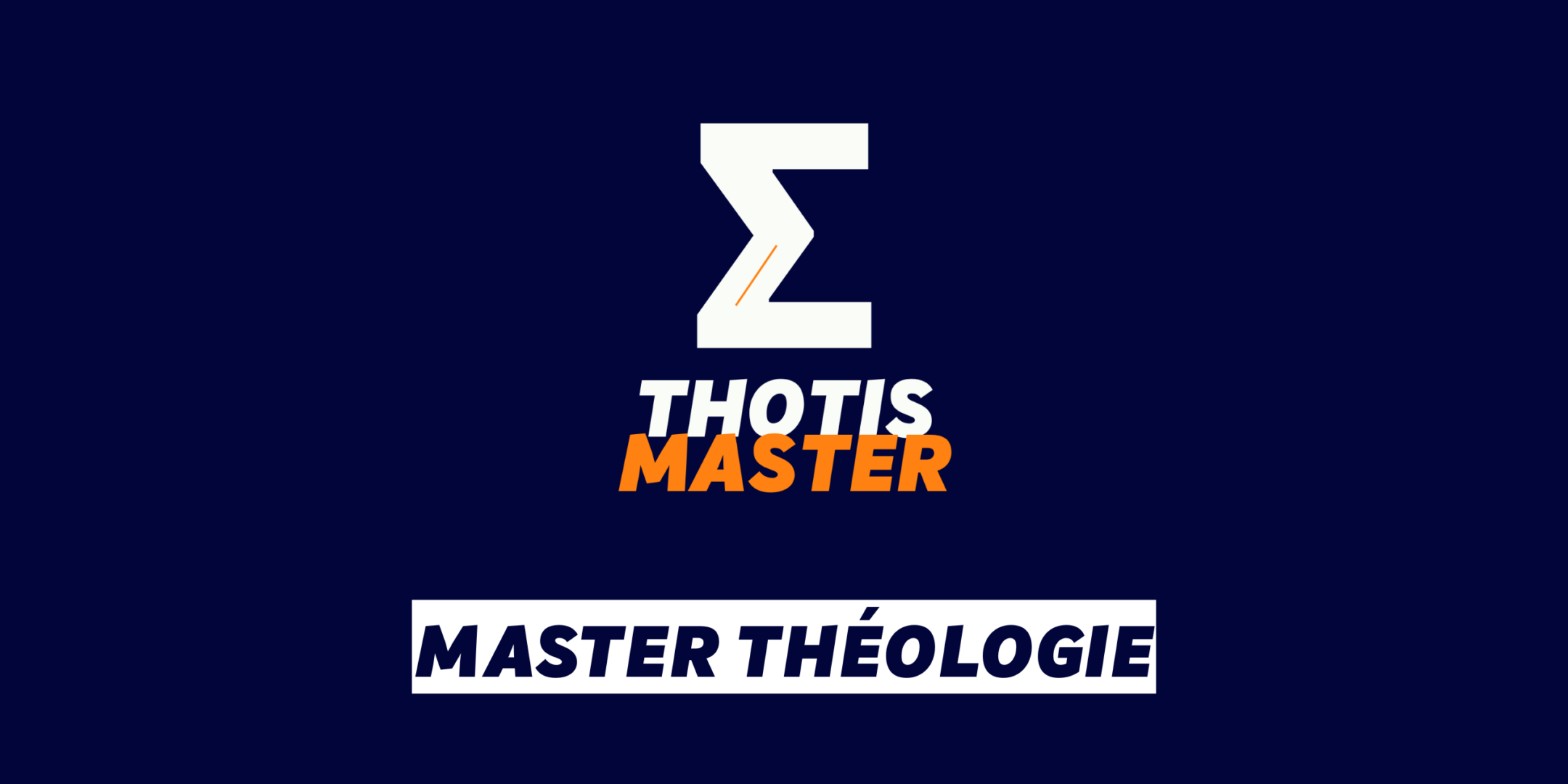Master Théologie