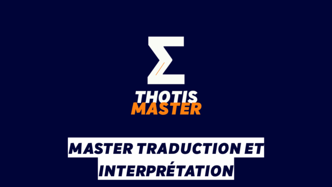 Master Traduction et interprétation Master Traduction et interprétation