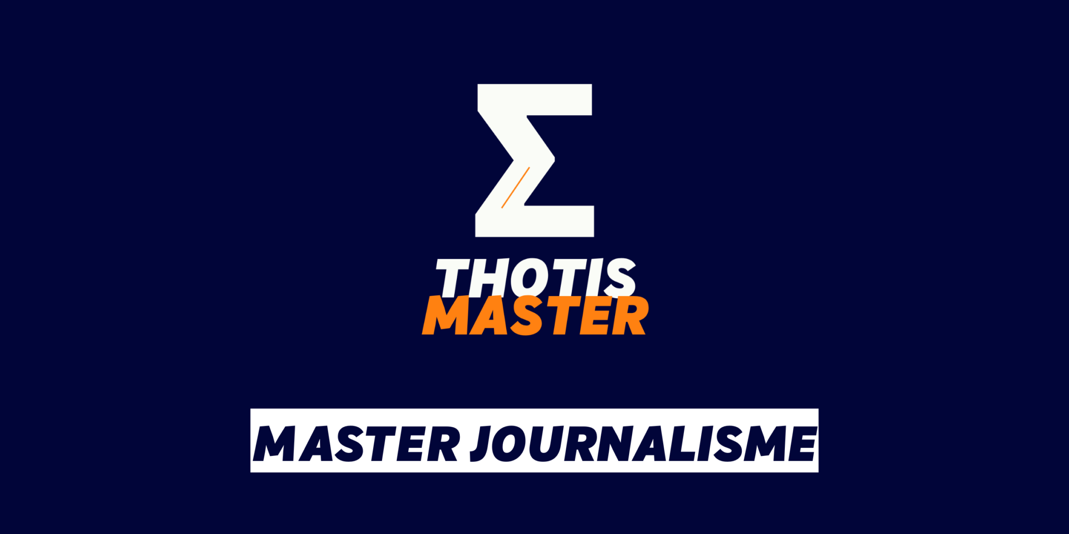 Master journalisme