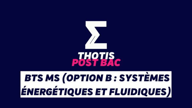 BTS MS (option B Systèmes énergétiques et fluidiques)-2 BTS MS option B Systemes energetiques et fluidiques 2