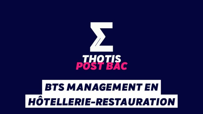 BTS Management en hotellerie restauration