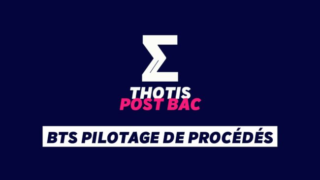 BTS Pilotage de procedes