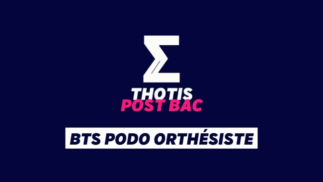 BTS Podo Orthésiste Le BTS Podo Orthésiste