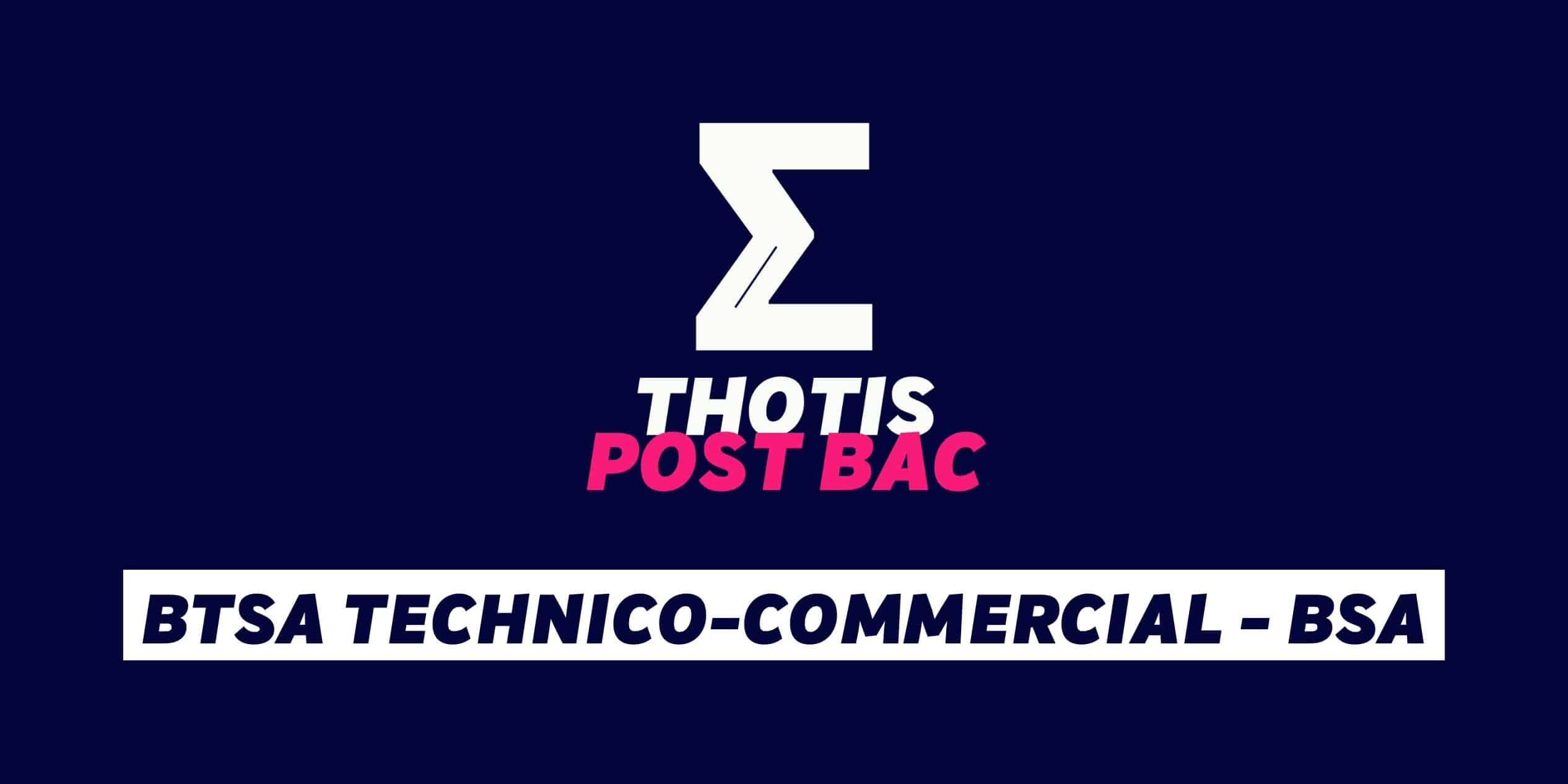 BTSA Technico-commercial - BSA