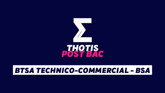 BTSA Technico-commercial - BSA