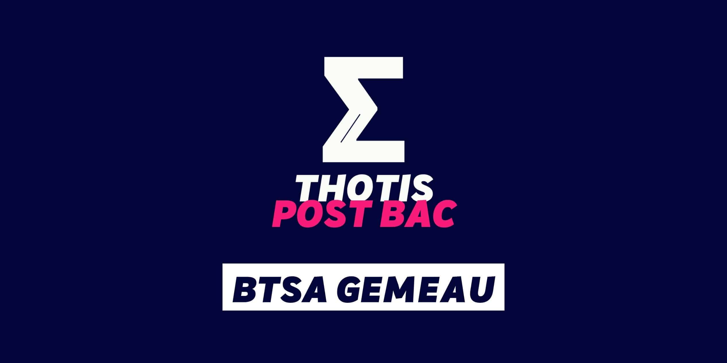 BTSA GEMEAU BTSA GEMEAU