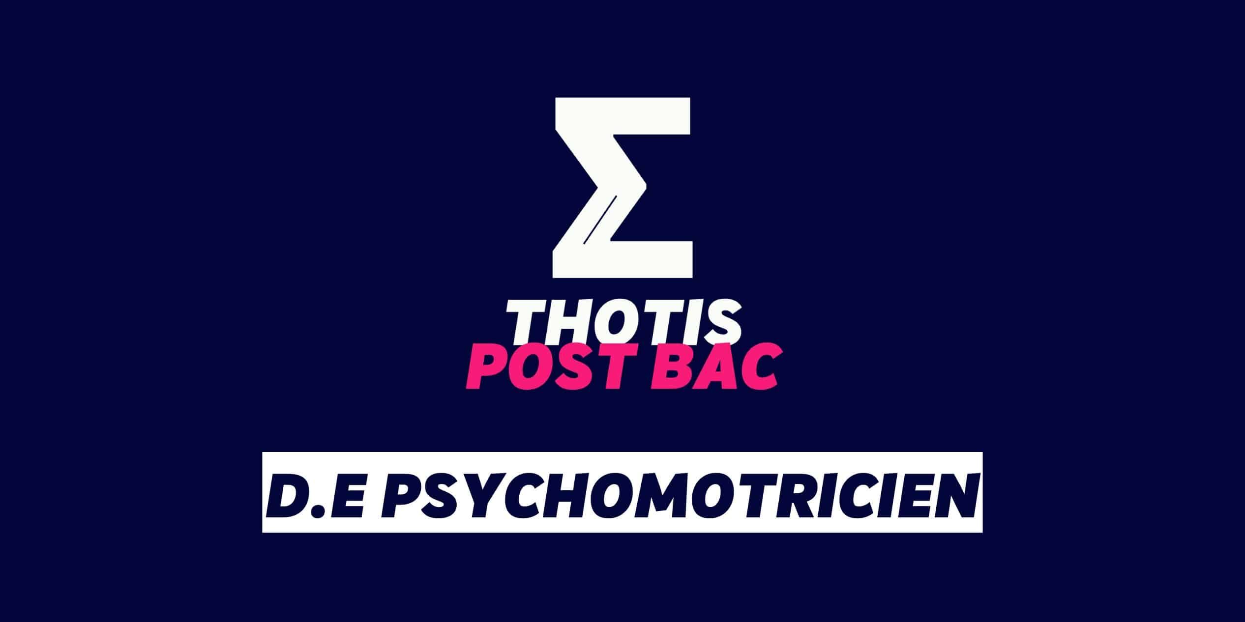 D.E psychomotricien D E psychomotricien
