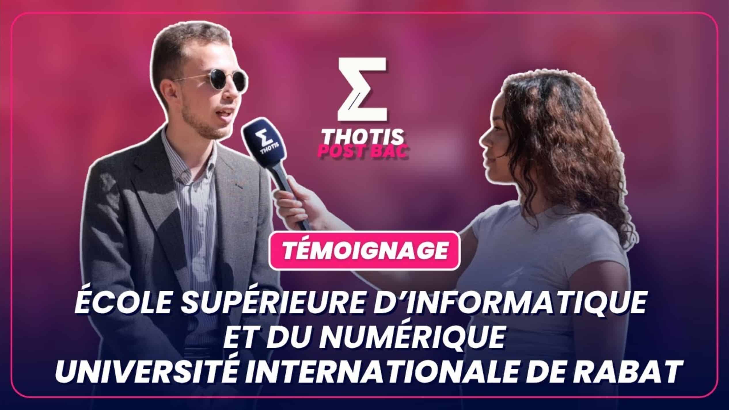 Ecole Superieure dInformatique et du Numerique a lUniversite Internationale de Rabat temoignage