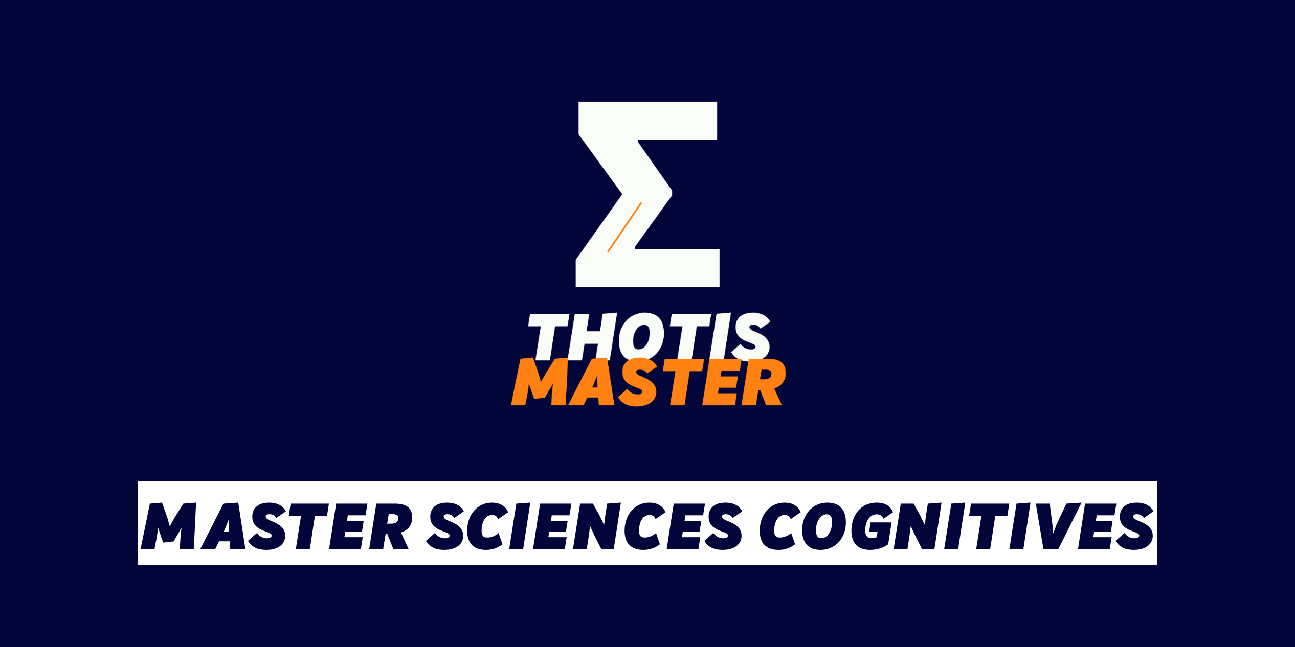 MASTER Sciences cognitives