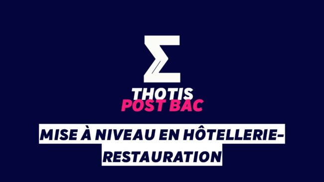 MISE à niveau en hôtellerie-restauration